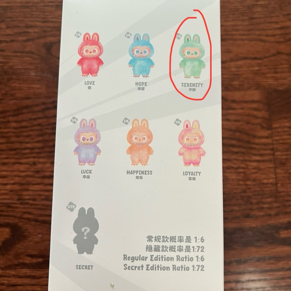 AUTHENTIC Big Into Energy Labubu unopened- Serenity